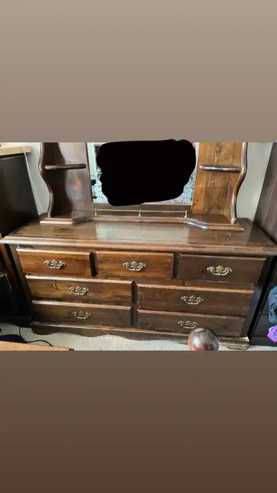 Wooden 5 piece bed set , View more