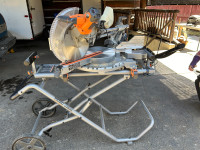 12” Ridgid Saw and stand