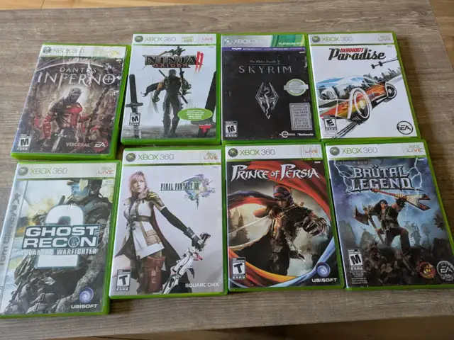 console xbox 360 avec accessoires et 7 jeux in XBOX 360 in Longueuil / South Shore - Image 6