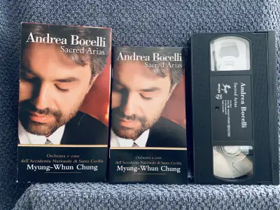 Andrea Bocelli - Sacred Arias  (VHS), View more