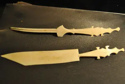 Antiques Fork and Knife horn, View more