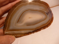 Beau Bloc d'AGATE poli 87 oz, (246gr)