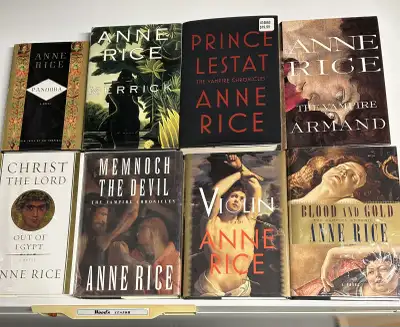 8 Hardcovers by Anne Rice, View more