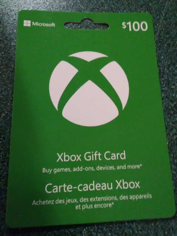 x box gift card in Toys & Games in Summerside