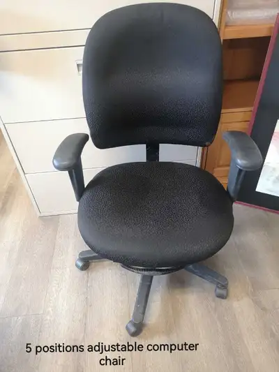 Office Chair 5 positions adjustable, View more