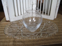 Serving tray and bowl