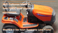 Low kms Husqvarna Lawn Tractor.