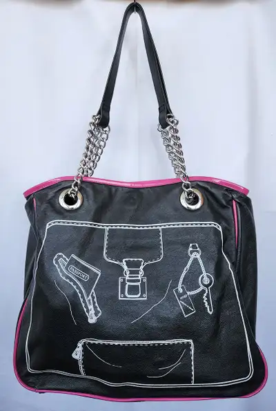 Black leather Woman's Bag by Danier, View more