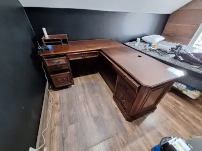 Wooden L-Shaped Desk, View more