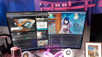 4K Curved DELL Computer Monitor, View more