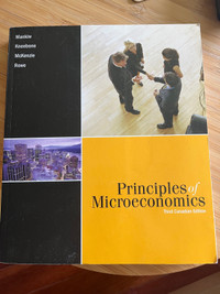Principles of Microeconomics by Mankiw et al. 3rd Canadian Ed.