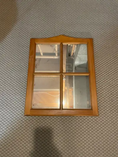 Wood Framed Mirror, View more