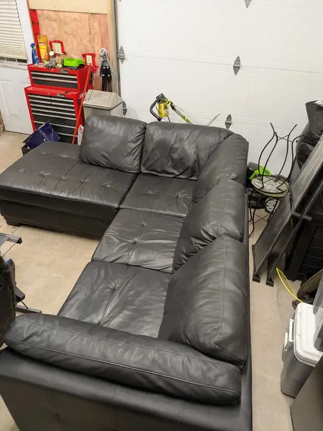 Leather Sectional Sofa in Couches & Futons in St. Catharines - Image 4