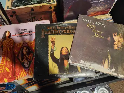 Buffy Sainte Marie 3 original RECORDS albums vinyl lot Italian s, View more