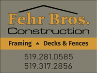 Framing and building services 