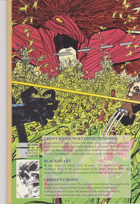 GHOST RIDER, WOLVERINE, PUNISHER: HEARTS OF DARKNESS one-shot. in Comics & Graphic Novels in Oshawa / Durham Region - Image 3