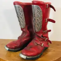 Vintage 70s Roger de coster alpinestar motorcycle leather boots