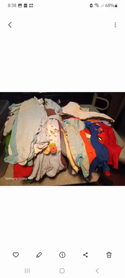 Boys baby clothes 6 -12 months sleepers,  onesies, View more