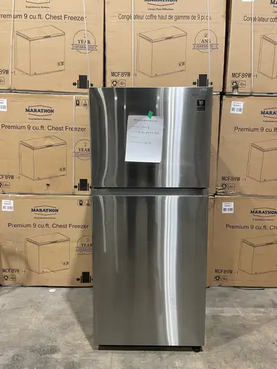 USED- 30 inch SAMSUNG Fridge Stainless steel, Top Mount , View more