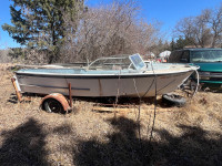 70s boat and trailer 
