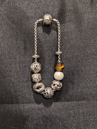 Women's Thomas Sabo Silver Karma Beads Bracelet~7"