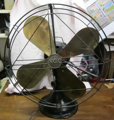 Vintage GEC fan c. 1930, View more