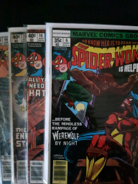 Comics-Spider-Woman.#6,16,19,44 (Marvel)
Bronze Age (4)