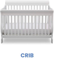 Baby crib Toddler bed and mattress