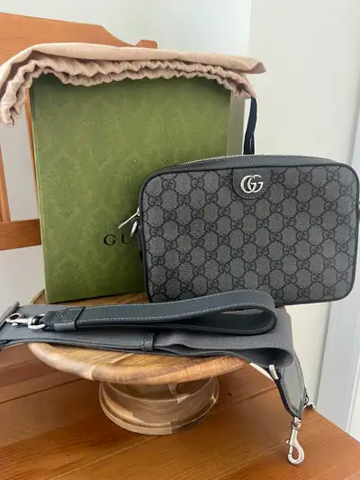 Brand new Gucci bag. Crossbody. Slate grey., View more