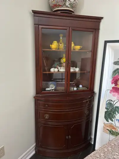Corner Curio Cabinet, View more