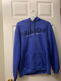 Pull & Bear Blue Hoodie 