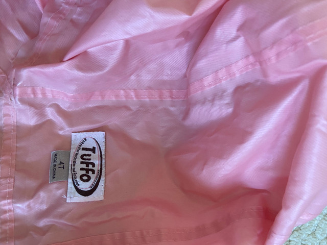 Tuffo Muddy Buddy coverall.  Pink, 4T in Clothing - 4T in La Ronge - Image 3