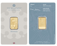 Britannia gold/or 1 gram bar .9999