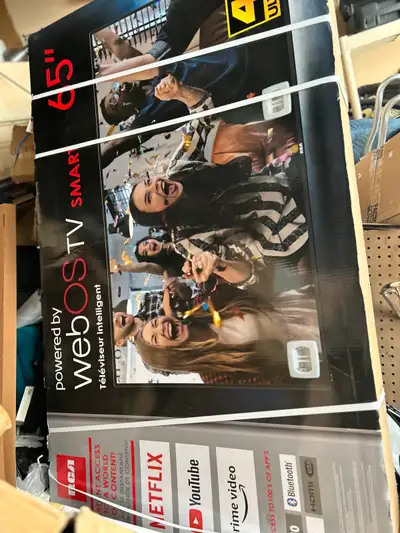 65” RCA TV, sealed in box, newest model, must GO, View more