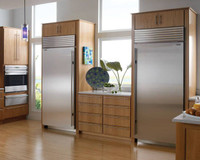 Sub Zero Full fridge and Full freezer , 36" wide each, stainless