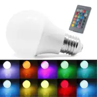 Dimmable Colorful RGB LED Bulb for Your Bedroom Romantically
