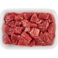 Fresh  beef stew meat 