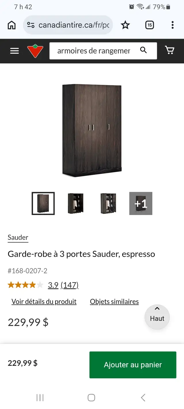 Storage Cabinet (Wardrobe)