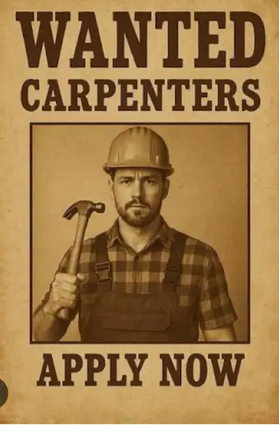 looking for carpenters , View more