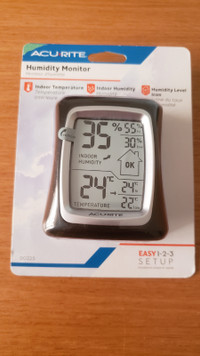 Acu-Rite Digital Indoor Temperature and Humidity Monitor