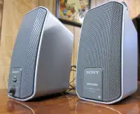 SONY SRS-A202 ACTIVE COMPUTER LAPTOP PHONE SPEAKERS 3.5mm input