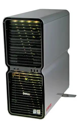 Dell quad core capable aluminum gaming computer tower, View more