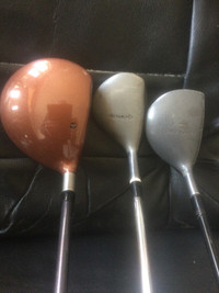 Golf clubs , left & right , sets and bags $10 -$100. 