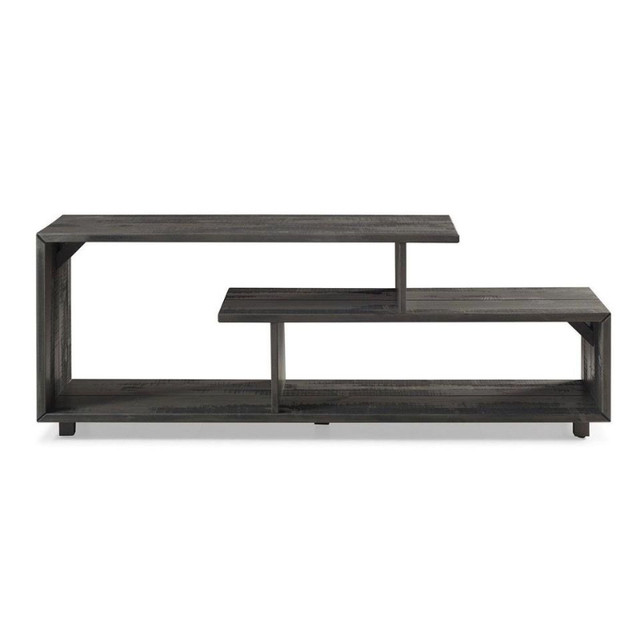 60 in. Rustic Modern Solid Wood TV Stand in TV Tables & Entertainment Units in Mississauga / Peel Region - Image 2