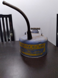 Antique oil can $85