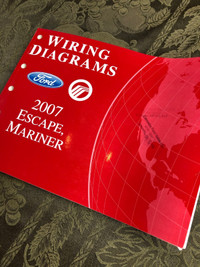 2007 FORD ESCAPE MARINER FACTORY WIRING DIAGRAM MANUAL #M1037