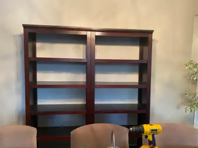 Pair of bookcases., View more