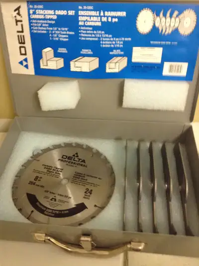 Carpentry Shop Tools 1-Woodstock International dove tail jig, model W1099. $80.00 . (Sold) 1-Craftsm...