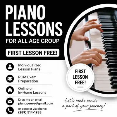Piano Lessons For All Age Groups, View more