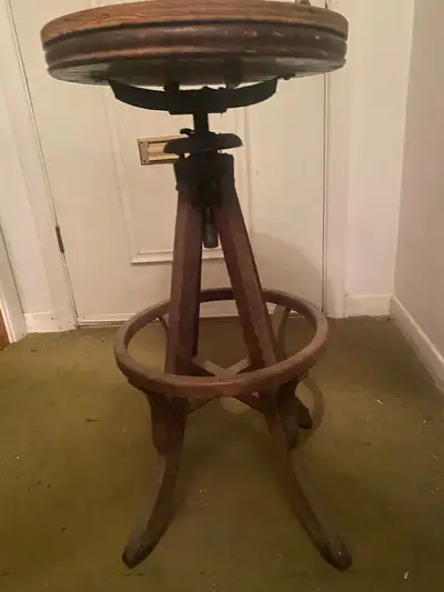 Vintage  swivel stool, View more